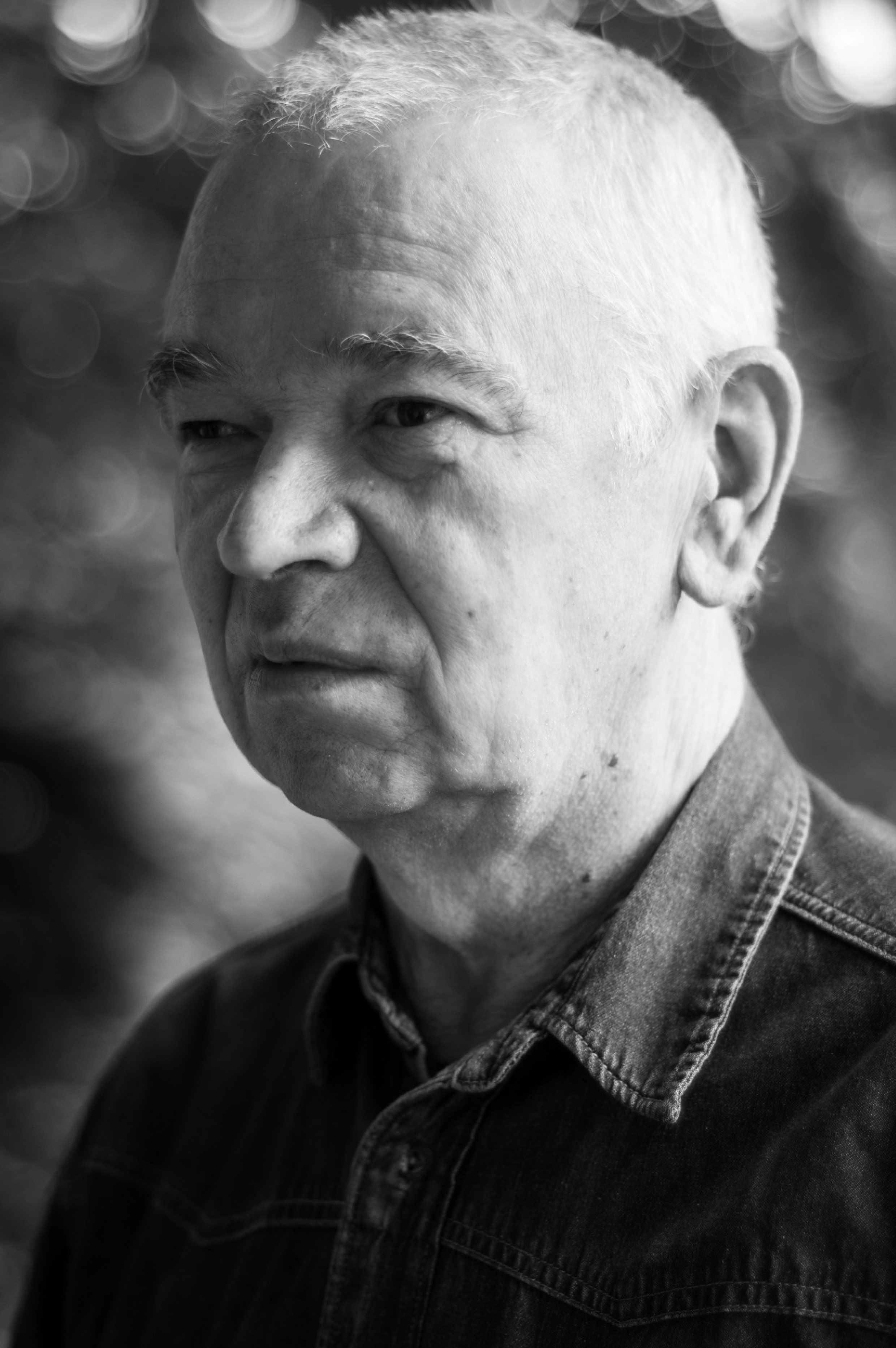 Alter, schwarz-weiß, Porträt, Vater, Leben